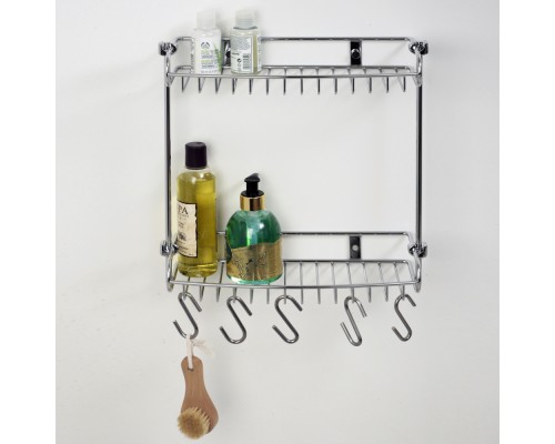 Полка металлическая двойная WasserKRAFT K-1422