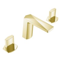 Смеситель врезной на 3отв. Boheme Venturo Matt Gold, ручка ICE