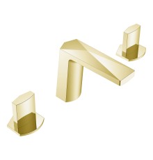 Смеситель врезной на 3отв. Boheme Venturo Matt Gold, ручка ICE