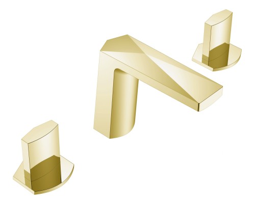 Смеситель врезной на 3отв. Boheme Venturo Matt Gold, ручка ICE