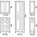 Комод Corozo Классика 30 SD-00000336 напольный