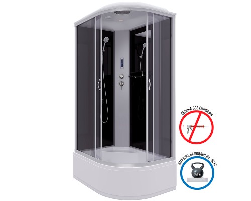 Душевая кабина Niagara Classic 120x80 L NG-2510-14LP без гидромассажа