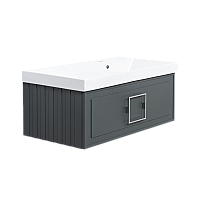 Тумба под раковину La Fenice Cubo Grigio серый 90