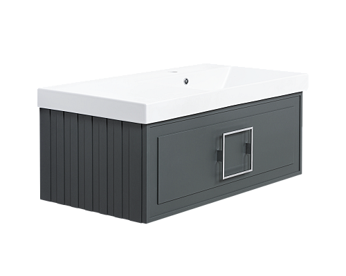 Тумба под раковину La Fenice Cubo Grigio серый 90
