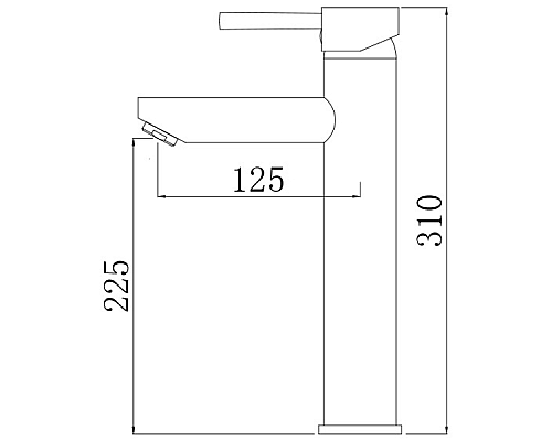 Смеситель для раковины Comforty FC018B-CMT 00004149948 Черный