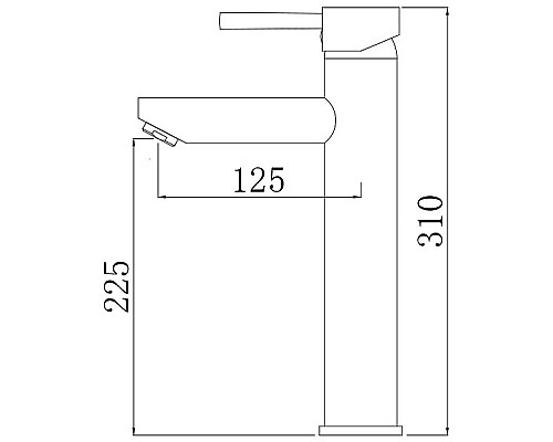 Смеситель для раковины Comforty FC018B-CMT 00004149948 Черный