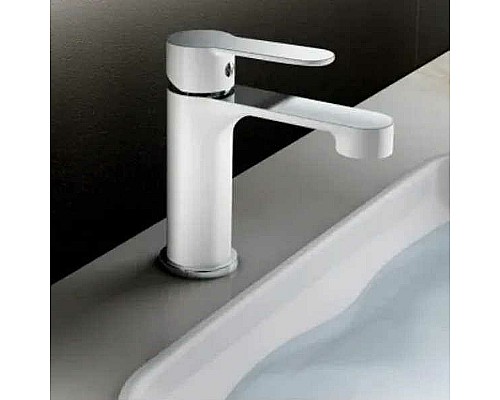 Смеситель для раковины Haiba HB10557-8 Белый Хром