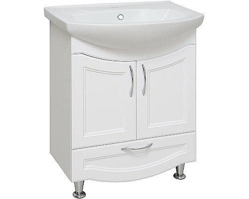Тумба под раковину Runo Неаполь 65 00-00001033 Белая