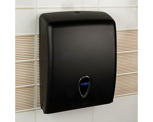 Диспенсер для бумажных полотенец Nofer 04020.N Черный матовый