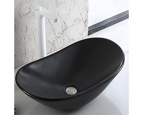 Раковина-чаша CeramaLux 61 7811AMB Черная матовая