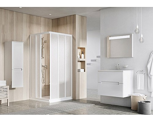 Душевая дверь Ravak Supernova ASRV3-75 198 15V30UR2Z1 профиль Сатин стекло Transparent