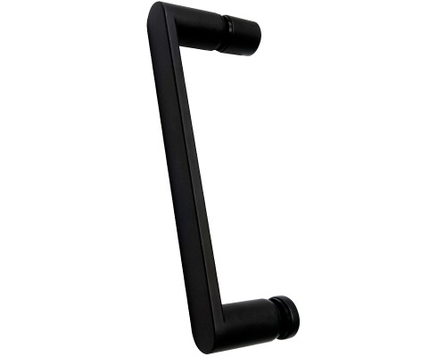 Душевой уголок Abber Sonnenstrand 80x80 профиль Черный стекло прозрачное
