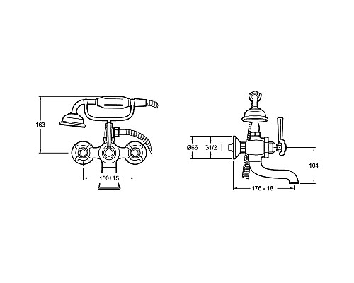 Смеситель для ванны Jacob Delafon Cleo 1889 E24313-CP Хром глянцевый