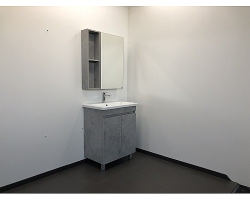 Зеркальный шкаф Comforty Осло 70 00-00006164 Бетон светлый