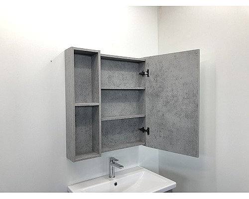 Зеркальный шкаф Comforty Осло 70 00-00006164 Бетон светлый