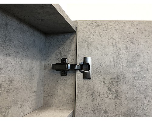 Зеркальный шкаф Comforty Осло 70 00-00006164 Бетон светлый