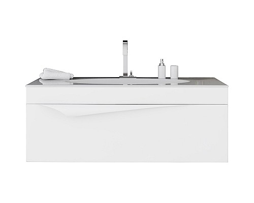 Тумба под раковину Clarberg Papyrus 100 PAP0110 подвесная Белая