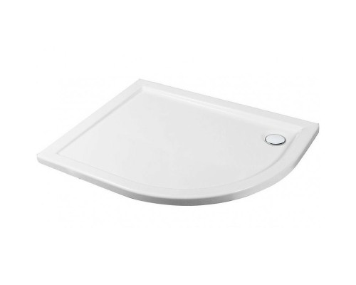 Душевой поддон из искусственного камня Эстет Омега 100х80 L ФР-00000768 Белый