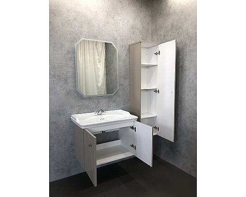 Шкаф пенал Comforty Кремона 40 00-00001219 подвесной Латте