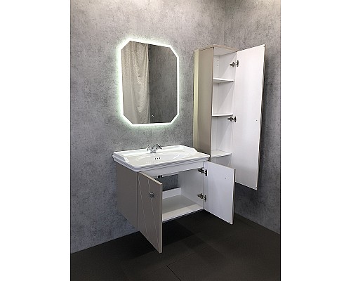 Шкаф пенал Comforty Кремона 40 00-00001219 подвесной Латте