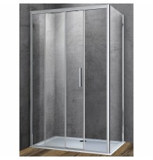Душевой уголок Vincea Soft 100x90 профиль Хром стекло прозрачное
