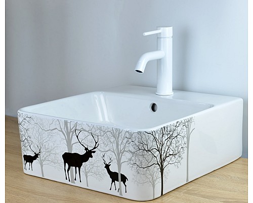 Смеситель однорычажный на раковину Bronze de Luxe Scandi 1451W