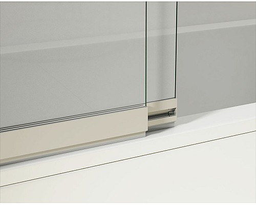 Шторка на ванну Vincea VSB 100х145 VSB-1E100CGB Черный матовый