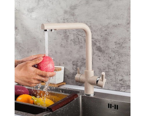 Смеситель для кухни Frap H52 F4352-23 Бежевый