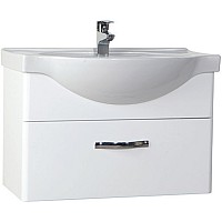 Тумба под раковину Bellezza Анкона 80 4639613190011 подвесная Белая