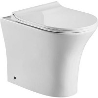 Унитаз CeramaLux 217D приставной с сиденьем Микролифт