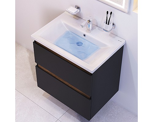 Тумба под раковину AM.PM X-Joy 65 M85AFHX0652BM подвесная Черная матовая