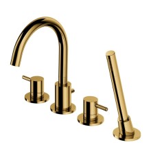 Смеситель для ванны на 4 отверстия Omnires Y Y1232GL золото