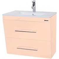 Тумба под раковину Bellezza Берта 60 4635209560077 подвесная Бежевая