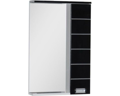 Зеркало-шкаф Aquanet Доминика 55 LED черный