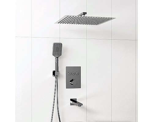 Душевая система WasserKRAFT Neime A171919 с термостатом Хром