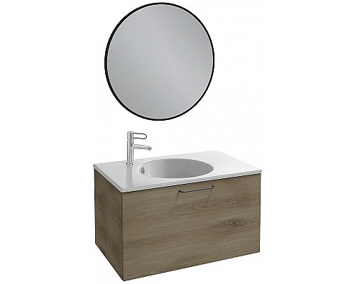 Зеркало Jacob Delafon Odeon Rive Gauche 70 EB1177-S14 Черный сатин