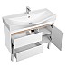 Тумба под раковину Aquaton Нортон 100 1A249001NT010 подвесная Белая глянцевая