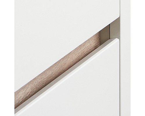 Тумба под раковину Aquaton Нортон 100 1A249001NT010 подвесная Белая глянцевая