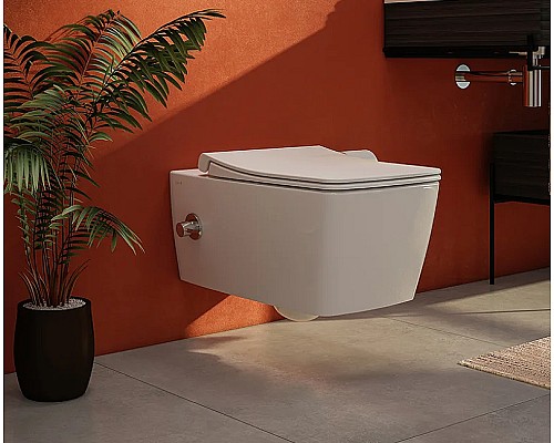 Унитаз биде Vitra Metropole 7672B003-1684 подвесной без сиденья