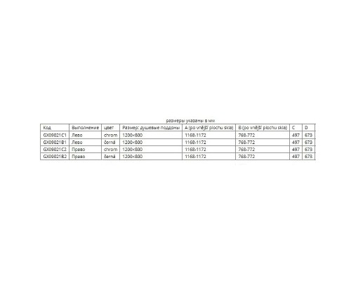Душевой уголок Riho SZ Scandic NXT Х203 117х77 P (GX09021C2) Хром