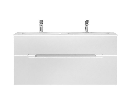 Тумба под раковину Jorno Modul 120 Mоl.01.122/P/W подвесная Белый глянец