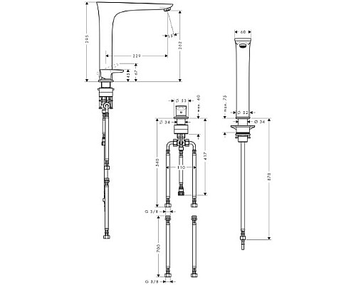 Смеситель для кухни Hansgrohe PuraVida 15812800 Сталь