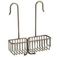 Полка-решётка подвесная Veragio Basket L25, для внешнего душа, бронза