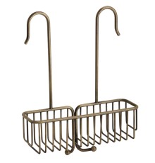 Полка-решётка подвесная Veragio Basket L25, для внешнего душа, бронза