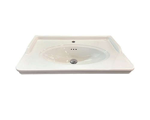 Тумба с раковиной Comforty Неаполь 65 00004148729 подвесная Белый глянец