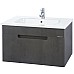 Тумба под раковину Bellezza Сириус 100 4630217180422 подвесная Серая