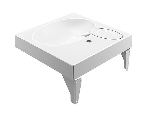 Раковина Paola Liguria 60x60 на стиральную машину Белая глянцевая