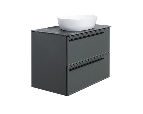 Тумба под раковину La Fenice Elba Grigio TWIN серый 80