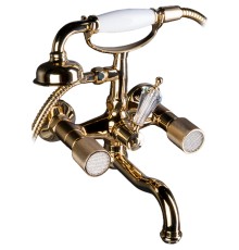 Смеситель для ванны Boheme Royal Cristal Золото