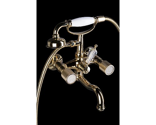 Смеситель для ванны Boheme Royal Cristal 293-Royal Золото